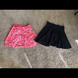 2 Short Skirts